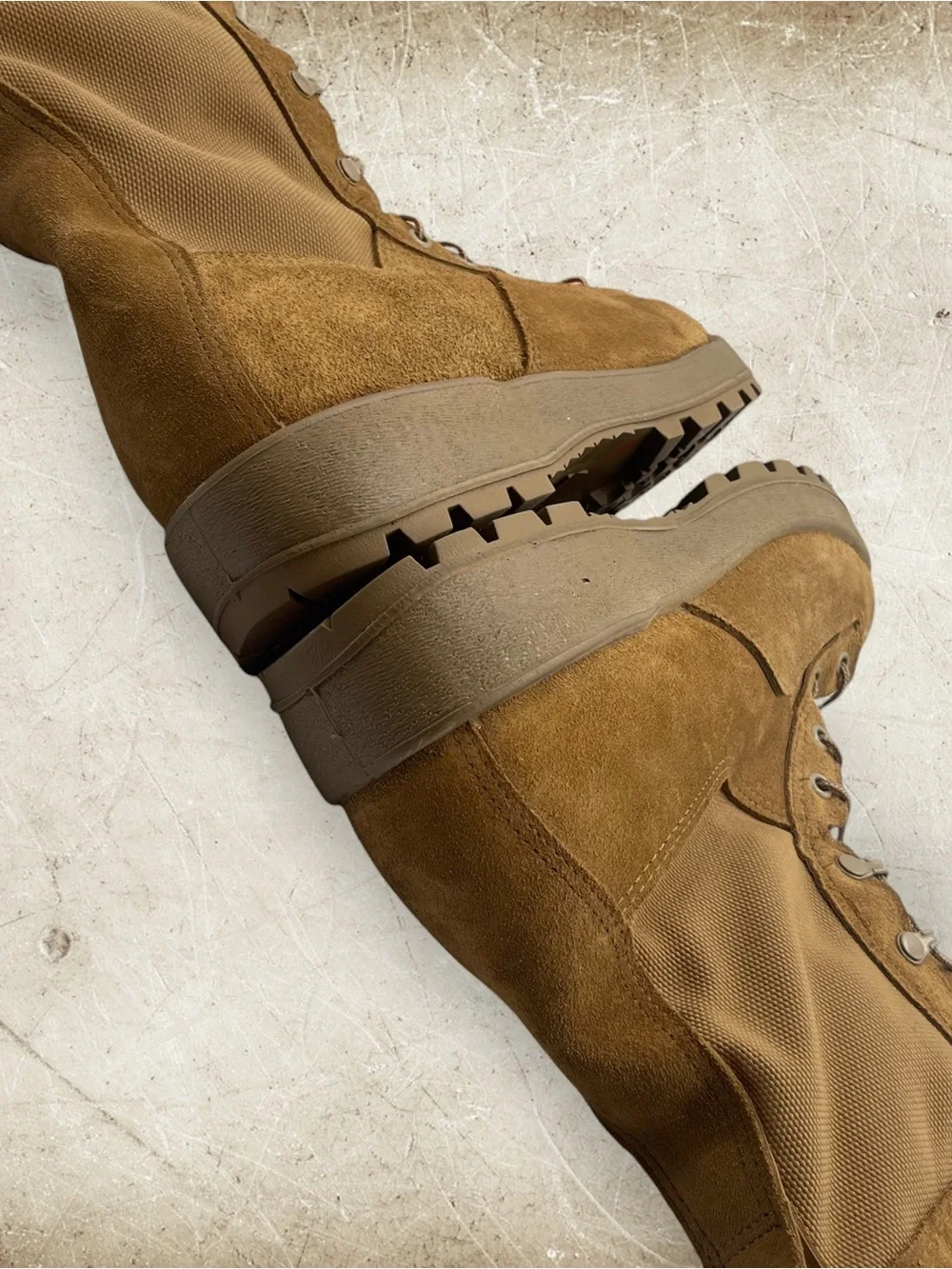 McRae US Army GoreTex Combat Boots Coyote Brown 10.5R NSN 8430-01-632-5908